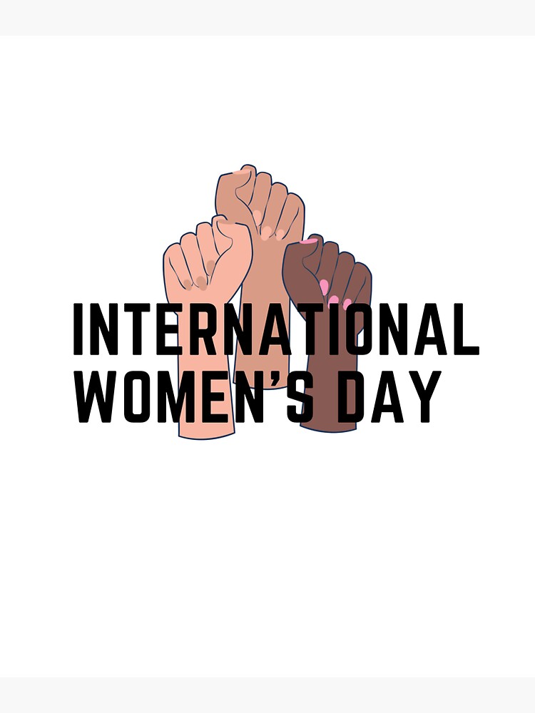 "International women's day march 2022" Sticker by Allbylove1 Redbubble