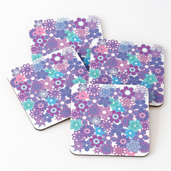 Item preview, Colorful flower pattern designed and sold by NUSUSDREAM.