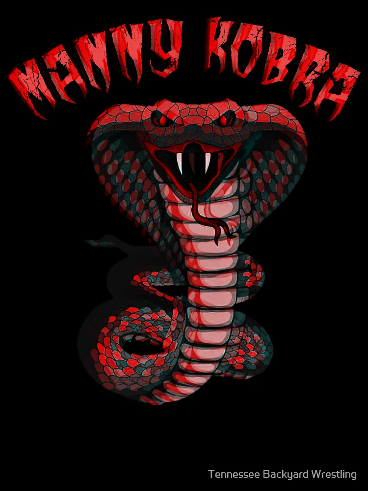 Thumbnail 7 von 7, Oversized T-Shirt, Manny Kobra TBW-Ware designt und verkauft von Tennessee Backyard Wrestling.