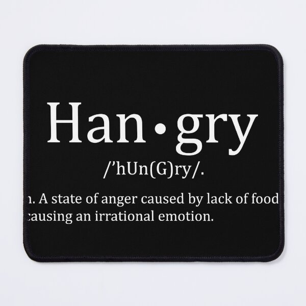 Item preview, Funny Hangry Definition designed and sold by peachlovey.