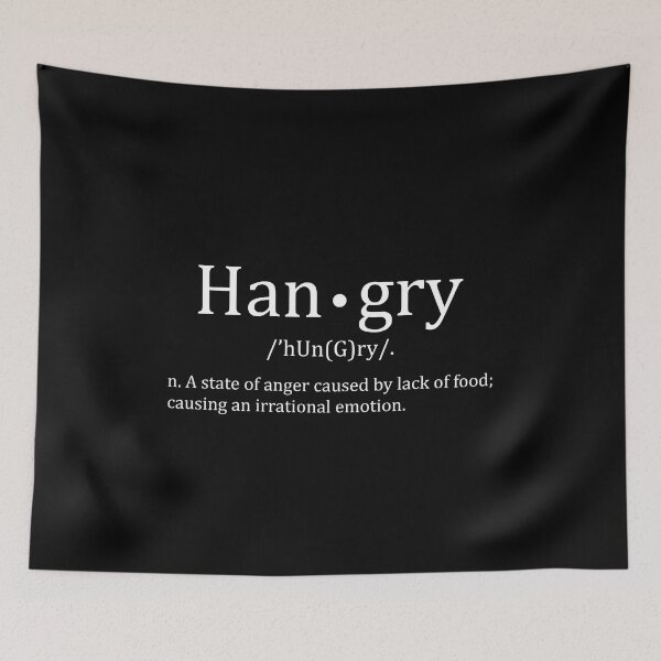 Item preview, Funny Hangry Definition designed and sold by peachlovey.