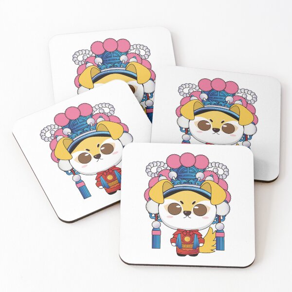Item preview, Chinese Zodiac Dog illustrated Chinese Beijing Opera Style designed and sold by xdashu.