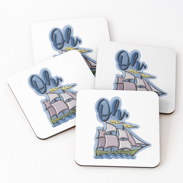 Item preview, Oh Ship! Boat Pun designed and sold by For Art Sake.