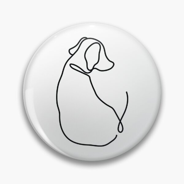 Item preview,  Dog Minimalist Single Line Art designed and sold by artdesignforyou.