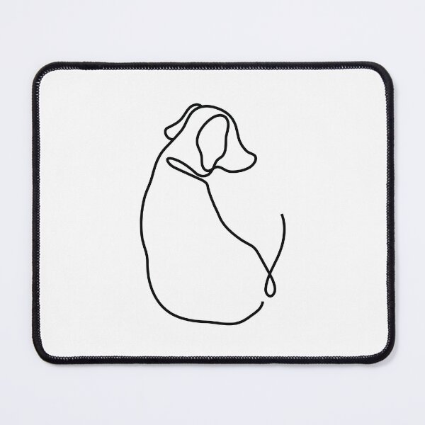 Item preview, Dog Minimalist Single Line Art designed and sold by artdesignforyou.