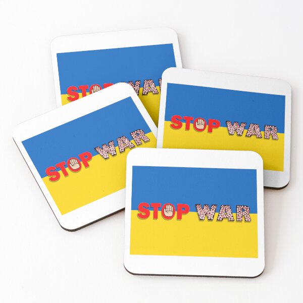 Item preview, Stop War Ukraine national country flag designed and sold by Nalidsa Sukprasert.