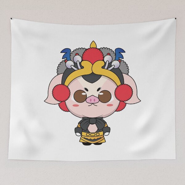 Item preview, Chinese Zodiac Pig illustrated Chinese Beijing Opera Style designed and sold by xdashu.