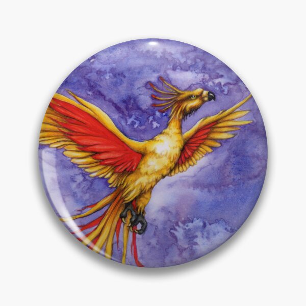 Item preview, Golden Night Phoenix in Flight designed and sold by Katy Jones.