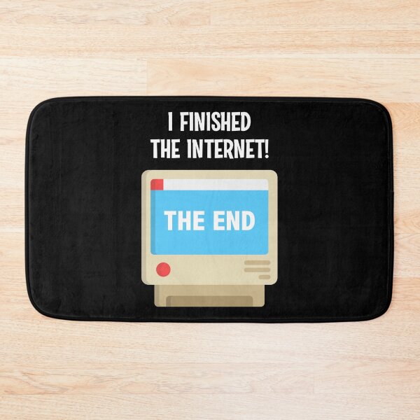 Item preview, Funny Computer Humor I Finished the Internet, The End! designed and sold by jutulen.