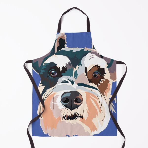 Item preview, Schnauzer dog colorful illustration designed and sold by MariaWorkman.