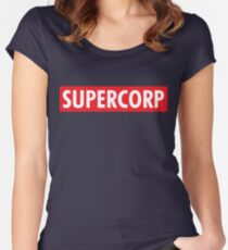 Camiseta entallada de cuello redondo Supercorp