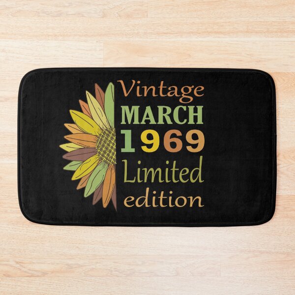 Item preview, vintage march 1969 limited edition, 53 Year Old Gifts Vintage 1969 Limited Edition 53rd Birthday designed and sold by SimoSaladain.