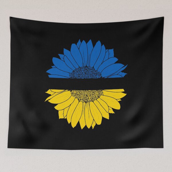 Artikelvorschau, Ukraine Flagge Sonnenblume Ukrainisch entworfen und verkauft von mohalaz.