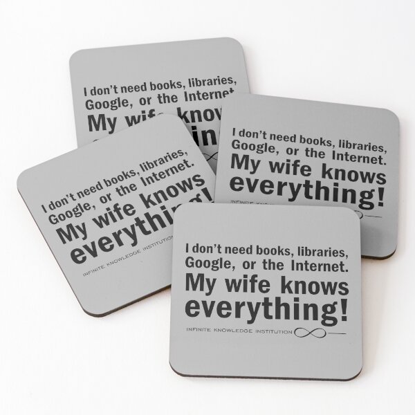 Item preview, My wife knows everything. designed and sold by angelisart.