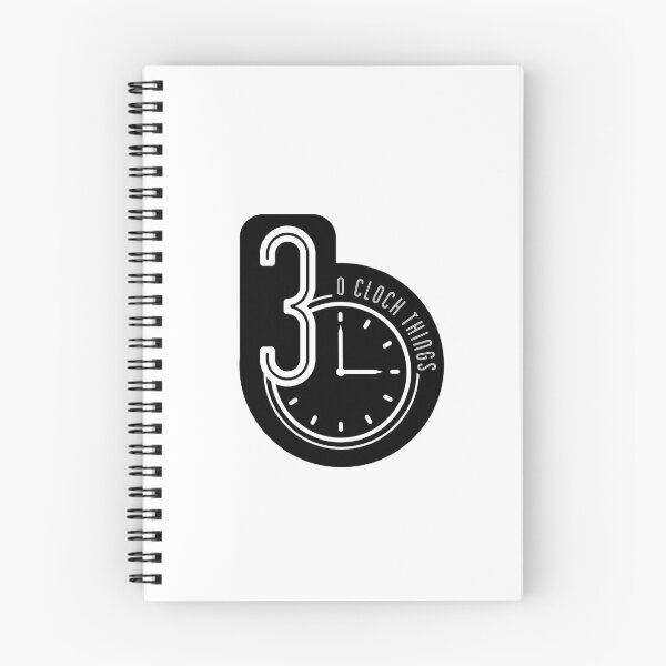 Item preview, 3 o clock things (INVERTED COLORS) designed and sold by SketchySparrow.