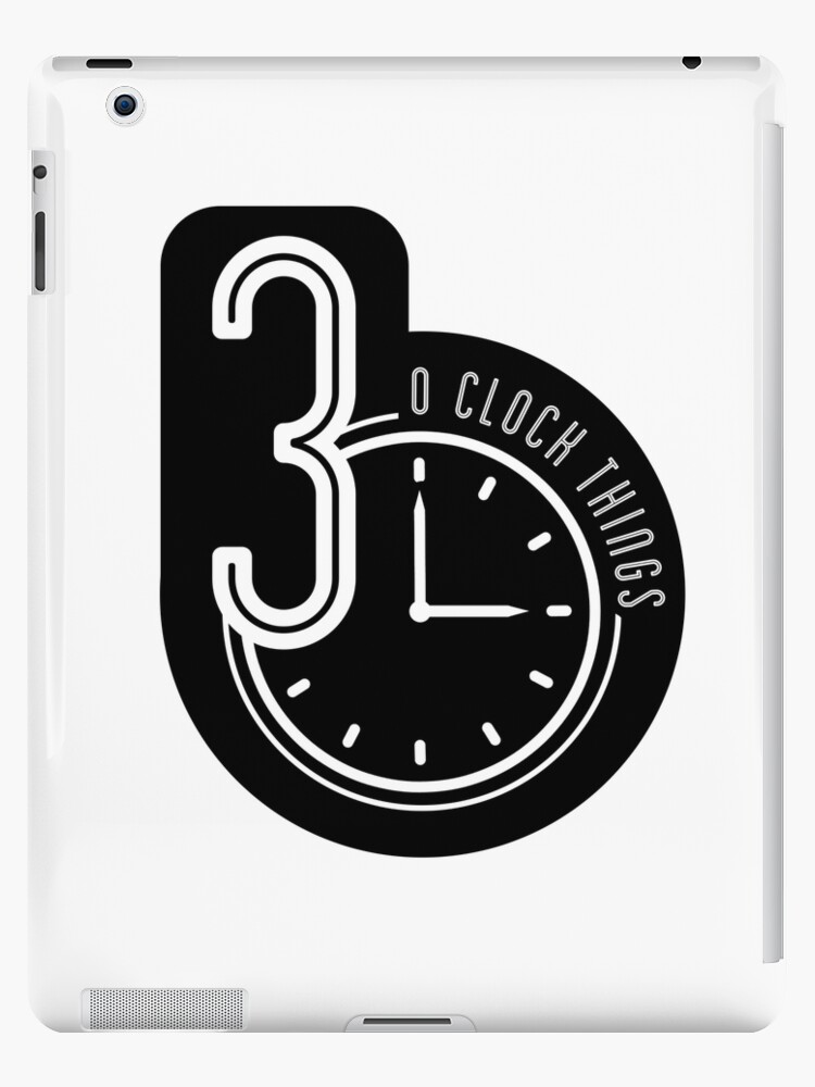 3 o clock things (INVERTED COLORS) iPhone Case for Sale by SketchySparrow