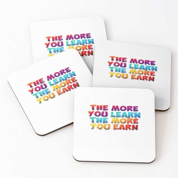 Item preview, The more you learn the more you earn motivation illustration premium design  designed and sold by truemoneyman.