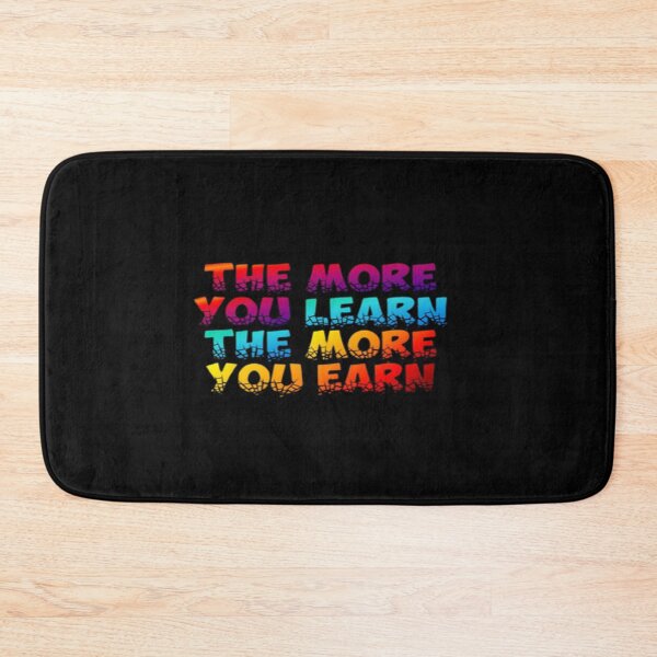 Item preview, The more you learn the more you earn motivation illustration premium design  designed and sold by truemoneyman.