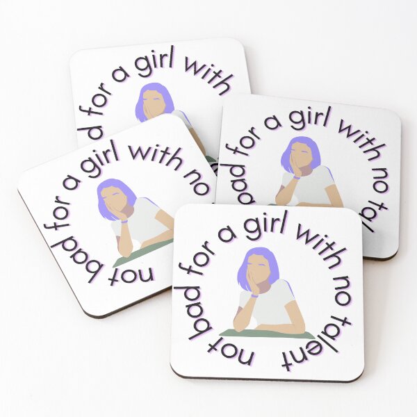 Item preview, not bad for a girl with no talent |  perfect feminism quote  designed and sold by alesanshop.