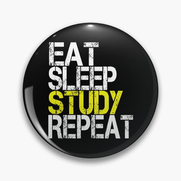 Item preview, Eat Sleep Study Repeat, Grunge  designed and sold by ACC .