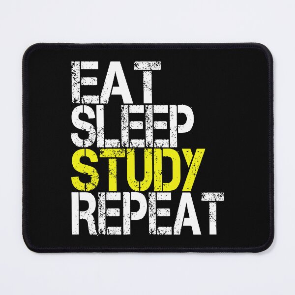 Item preview, Eat Sleep Study Repeat, Grunge  designed and sold by ACC .