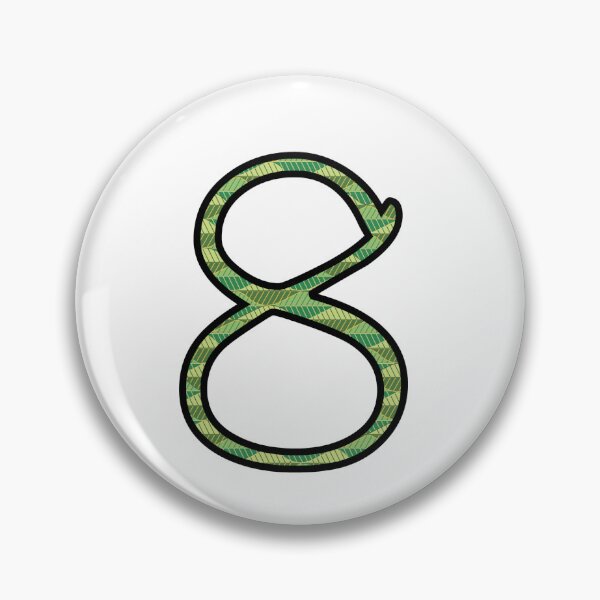 Item preview, Green Leaves Number 8 designed and sold by UrsulaFashion.