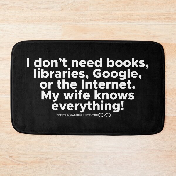 Item preview, My wife knows everything white edition designed and sold by angelisart.