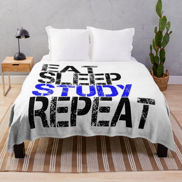 Item preview, Eat Sleep Study Repeat, Grunge  designed and sold by ACC .