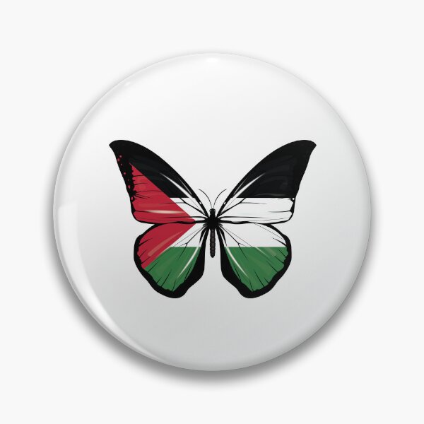 Item preview, Palestine Butterfly Flag designed and sold by RahallusNtx.
