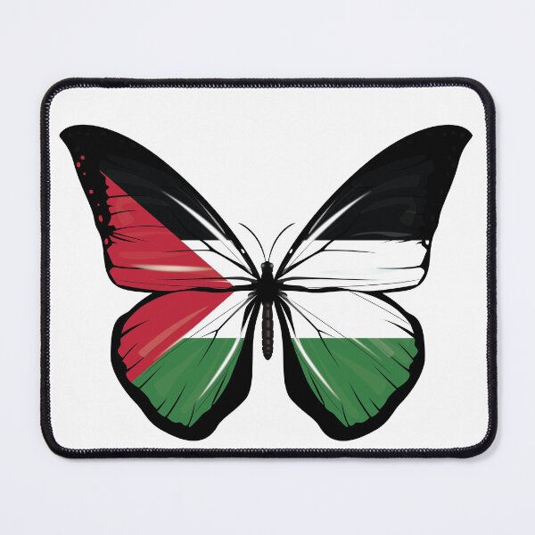 Item preview, Palestine Butterfly Flag designed and sold by RahallusNtx.