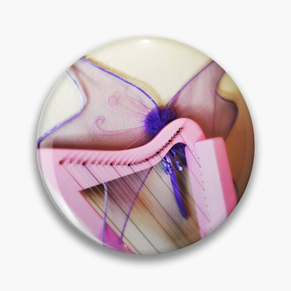 Item preview, Pink Harp with Fairy Wings designed and sold by Beth A. Stockdell.
