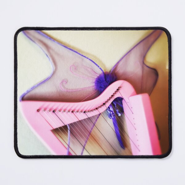 Item preview, Pink Harp with Fairy Wings designed and sold by Beth A. Stockdell.