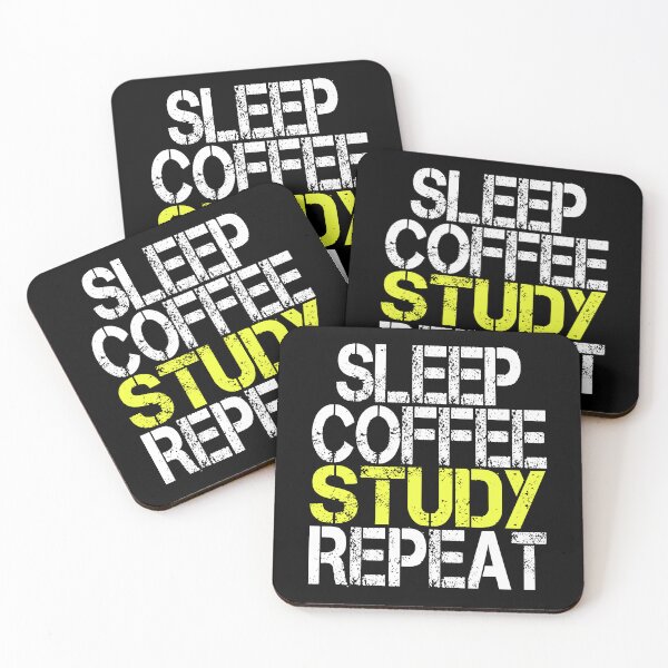 Item preview, Sleep Coffee Study Repeat, Grunge  designed and sold by ACC .