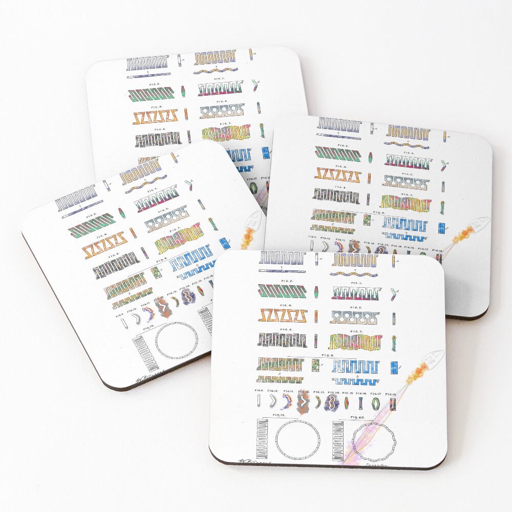 Item preview, Coasters (Set of 4) designed and sold by M-nivalis.