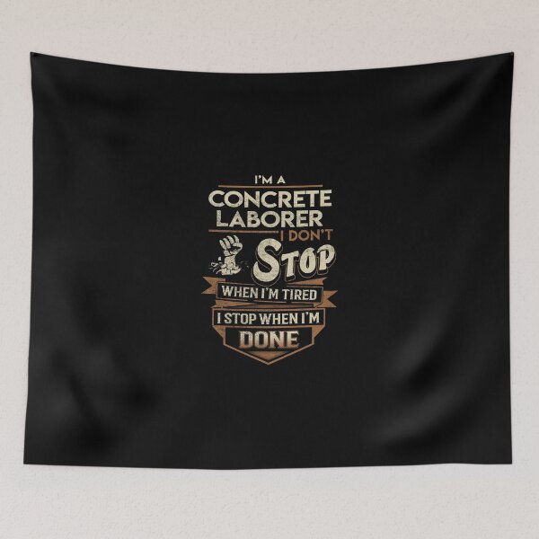 Item preview, Camiseta Concrete Laborer - I Stop When Done Job Gift Item Tee designed and sold by natalinedk.