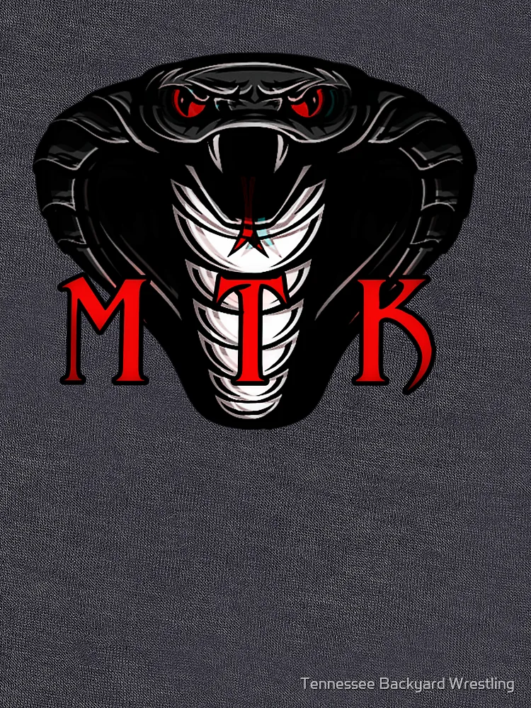 Aperçu 6 sur 6. Sweatshirt léger avec l'œuvre Marchandise Manny Kobra "MTK" créée et vendue par Tennessee Backyard Wrestling.