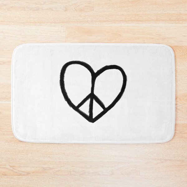 Item preview, Heart Peace, Peace Love, Peace Sign, No War, Peace Needed designed and sold by badlydrawnbabe.