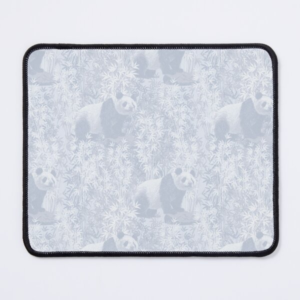 Item preview, Cool Neutral Bamboo with Panda Pattern - 1000Pandas by Amanda Roos designed and sold by Amanda Roos.