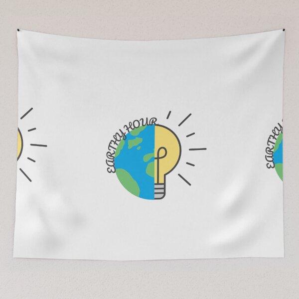 Item preview, Earthy Hour Planet And Bulb designed and sold by EsraaBaniOdeh.