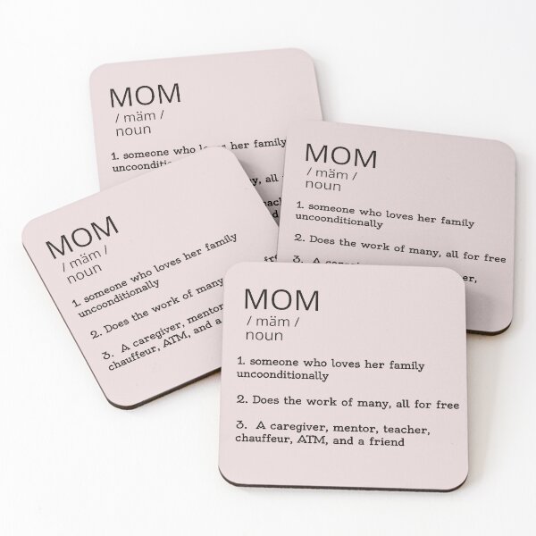 Item preview, Mom Definitions - Gift idea for Mom For Mother's Day, For Mom's Birthday designed and sold by universegrace.