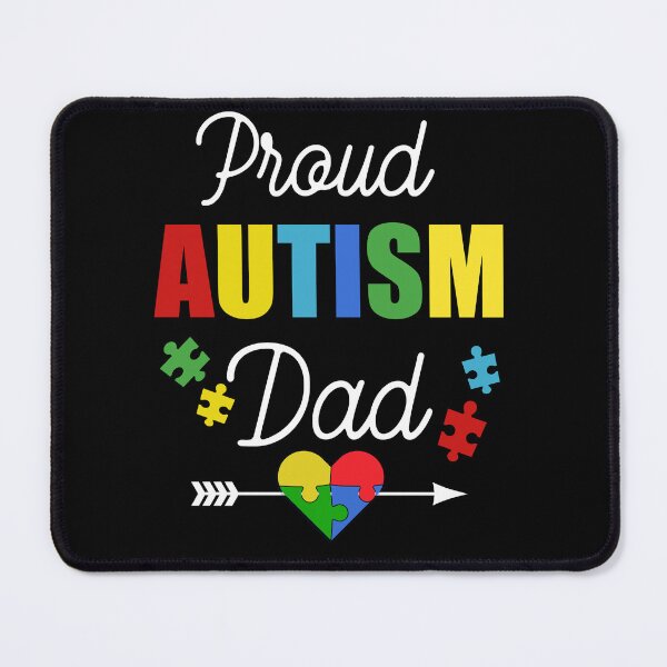 Item preview, Proud Autism Dad designed and sold by LEVEL UP.