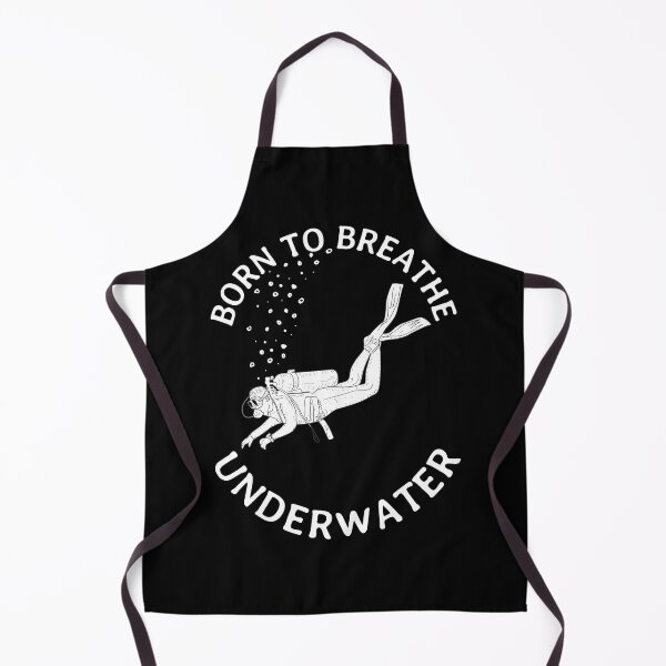 Item preview, BORN TO BREATHE UNDERWATER designed and sold by lucascadeur.