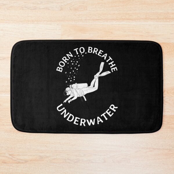 Item preview, BORN TO BREATHE UNDERWATER designed and sold by lucascadeur.