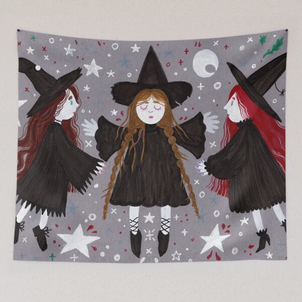 Item preview, Witches trio designed and sold by sadnettles.