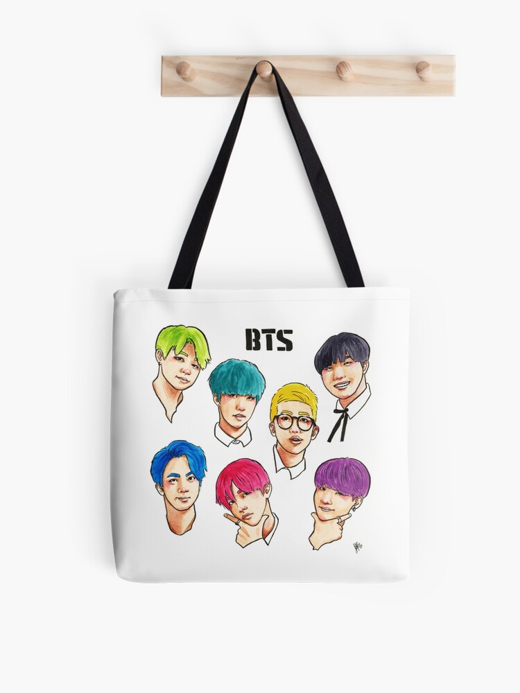 BTS Colorful Throw Pillow for Sale by JudithzzYuko