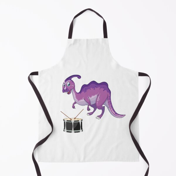 Item preview, Dinosaur Playing Drum ,Funny Good Purple Dinosaur Drum Lovers Art designed and sold by pedrored369.