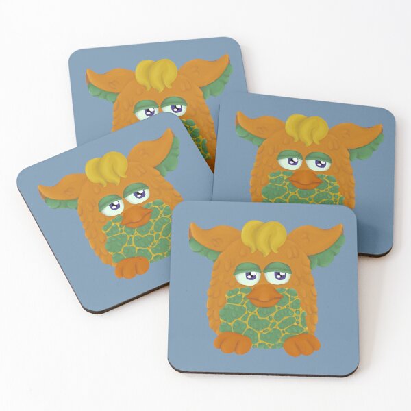 Item preview, Orange and Green Giraffe Furb designed and sold by luckyboyart.