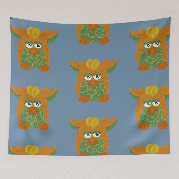 Item preview, Orange and Green Giraffe Furb designed and sold by luckyboyart.