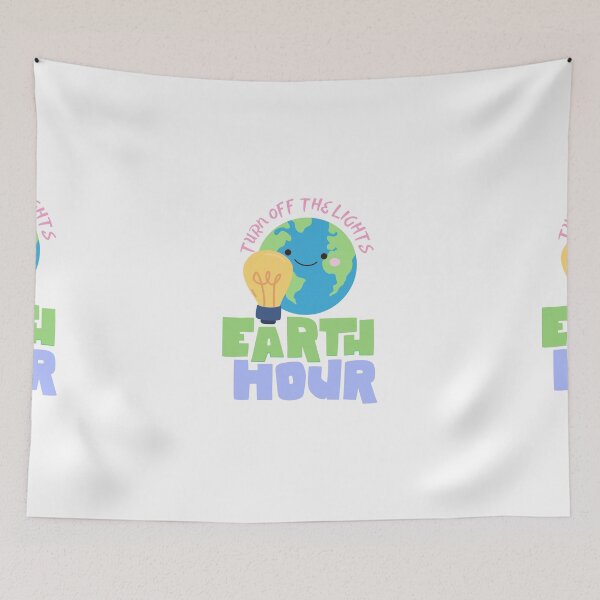 Item preview, Earth Hour turn off the lights bulb designed and sold by EsraaBaniOdeh.