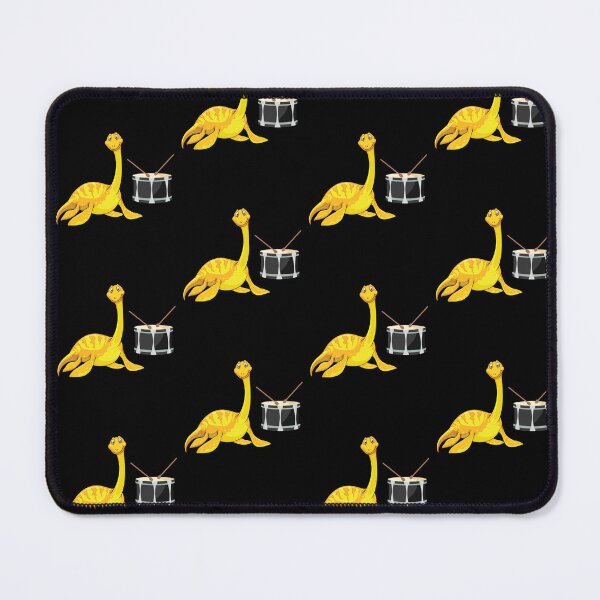 Item preview, Dinosaur Playing Drum ,Funny Good Dinosaur Drum Lovers Yellow Cute Dinosaur Art designed and sold by pedrored369.